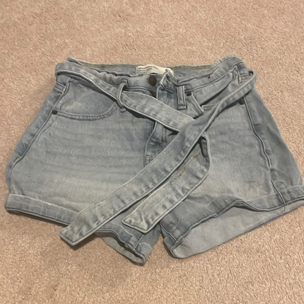 Abercrombie and fitch jean shorts